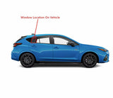 Tempered Passenger Right Side Rear Vent Window Vent Glass Compatible with Subaru Impreza 2024-2026 Models