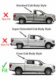 Tempered Passenger Right Side Front Door Window Door Glass Compatible with Ford F150 4-Door Crew Cab 2023-2026 Models