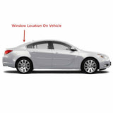 With Antenna Style Heated Rear Back Window Back Glass Compatible with Buick Regal 2011-2017 Models