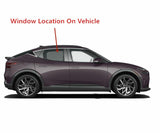 Tempered Passenger Right Side Rear Door Window Glass Compatible with Genesis GV60 2023-2025 Models