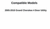 Heated Back Window Back Tailgate Glass Compatible with Jeep Grand Cherokee 2005-2010 Models