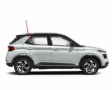 Passenger Right Side Rear Vent Window Vent Glass Compatible with Hyundai Venue 2020-2026 Models Glass Only