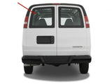 Movable Back Window Back Glass Driver Left Side Compatible with Chevrolet Express/GMC Savana 1996-2002 Models