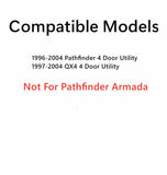 Tempered Privacy Driver Left Side Quarter Window Quarter Glass Compatible With Nissan Pathfinder / Infiniti QX4 1996-2004 Models (Not For Pathfinder Armada)