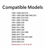 Rear Window Back Glass Compatible with Peterbilt 359/375/200/300/349/353/357/379/378/385/330/335/386/340/365/388/384/325/367/389/348/337 Models