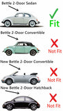 Tempered Front Vent Window Vent Glass Compatible with Beetle / Super Beetle 2-Door Sedan 1965-2003 Models