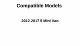 Passenger Right Side Quarter Window Quarter Glass Compatible with Mazda 5 Mini Van 2012-2017 Models