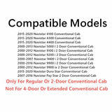 Tempered Driver Left Side Door Window Door Glass Compatible with International Navistar Pay Star 4100 4300 4400 DuraStar 2015-2020 / 5000i 9100i 9400i 9900i 2000-2016 Models