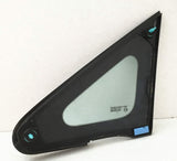 OEM Black Moulding Passenger Right Side Front Vent Window Vent Glass Compatible with Nissan Versa 4 Door Hatchback 2007-2013 Models