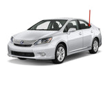 Driver Left Side Rear Vent Window Vent Glass Compatible with Lexus HS250 2010-2012 Models