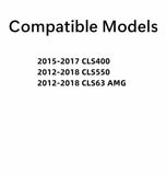 OEM Passenger Right Side Rear Door Window Door Glass Compatible with Mercedes Benz CLS63AMG / CLS550 / CLS400 4 Door Coupe 2012-2018 Models