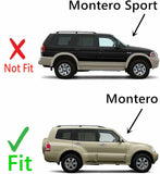 Passenger Right Side Rear Vent Glass Vent Window Compatible with Mitsubishi Montero 2001-2006 Models