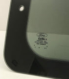 OE W/Logo Stationary Passenger Right Side Rear Hinged Body Side Door Window Door Glass Compatible with Ford Econoline Van 1992-2016 Models