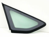 Black Moulding Style Passenger Right Side Quarter Window Quarter Glass Compatible with Ford Focus/Focus Rally Sport 4-Door Hatchback 2012-2018 Models
