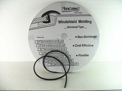 Flexline Windshield Auto Glass Universal Molding Flexible Trim Rubber 12.8mm 100ft UM1226BR