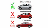 Driver Left Side Door Window Door Glass Compatible with Toyota Yaris 2 Door Hatchback 2012-2019 Models