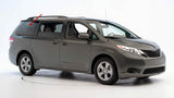 Movable W/ Sunshade Hooks Style Passenger Right Side Quarter Window Quarter Glass Compatible with Toyota Sienna 2011-2020 Models
