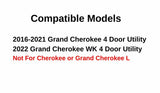 OE Black Moulding Privacy Passenger Right Side Quarter Window Quarter Glass Compatible with Jeep Grand Cherokee 2016-2021 Grand Cherokee WK 2022 Models (Not For Cherokee, or Grand Cherokee L)