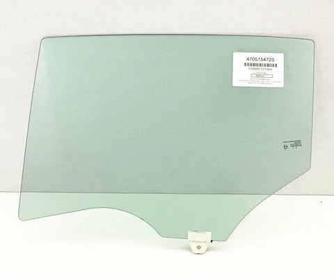 OEM Driver Left Side Rear Door Window Door Glass Compatible with Mazda 3 2014-2018 Models