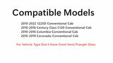 Tempered Driver Left Side Door Window Door Glass Compatible with Freightliner 122SD 2010-2022 / Century Class C120 Columbia 2010-2016 / Coronado 2010-2019 W.O Vent Models
