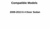Passenger Right Side Rear Vent Window Vent Glass Compatible with Mazda 6 4 Door Sedan 2009-2013 Models
