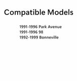 Driver Left Side Front Door Window Door Glass Compatible with Oldsmobile 98 1991-1996/Buick Park Avenue 1991-1996/Pontiac Bonneville 1992-1999 Models