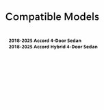 Driver Left Side Rear Door Window Door Glass Compatible with Honda Accord 4 Door Sedan 2018-2025 Models