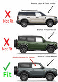 OEM Tempered Passenger Right Side Door Window Door Glass Compatible with Ford Bronco 2021-2026 2 Door Models