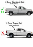 Stationary Passenger Right Side Rear Access Door Quarter Window Quarter Glass Quarter Window Compatible with Ford F150 Pickup 2 Door Standard Cab 2004-2008 Models
