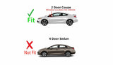 Driver Left Side Front Vent Glass Vent Window Compatible with Honda Civic 2 Door Coupe 2012-2015 Models