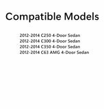 Tempered Passenger Right Side Front Door Window Glass Compatible with Mercedes Benz C250 / C300 / C350 / C63AMG 4-Door Sedan 2012-2014 Models