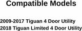 Tempered Driver Left Side Front Door Window Door Glass Compatible with Volkswagen Tiguan 2009-2017 / Tiguan Limited 2018 Models