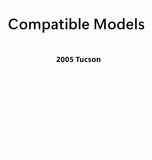 9/16'' Hole Style Heated Rear Back Window Back Glass Compatible with Hyundai Tucson 2005 Models