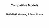 Factory Privacy Tinted Driver Left Side Quarter Window Quarter Glass Compatible with Ford Mustang 2-Door Coupe 2005-2009 Models