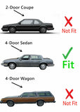Driver Left Side Rear Door Window Glass Compatible with Buick Electra / Oldsmobile Ninety-Eight 1987-1990 & Buick LeSabre / Oldsmobile Delta Eighty-Eight / Pontiac Bonneville 1987-1991 4-Dr Sedan