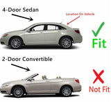 Heated Back Window Back Glass Compatible with Chrysler 200 2011-2014 4 Door Sedan Models
