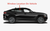 Tempered Passenger Right Side Rear Door Window Glass Compatible with BMW X6 2020-2025 Models