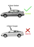 Heated Back Window Back Glass Compatible with Pontiac G4 G5 2005-2010/Chevrolet Cobat 2005-2011 4 Door Sedan Models