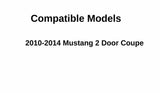 Factory Privacy Tinted Passenger Right Side Quarter Window Quarter Glass Compatible with Ford Mustang 2-Door Coupe 2010-2014 Models