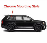 Chrome Moulding Style Tempered Passenger Right Side Quarter Window Quarter Glass Compatible with Kia Telluride 2020-2025 Models