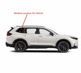 Chrome Molding Clear Color Passenger Right Side Quarter Window Quarter Glass Compatible with Honda CR-V 2023-2026 Models
