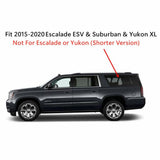 Tempered Driver Left Side Quarter Window Quarter Glass Compatible with GMC Yukon XL / Chevrolet Suburban / Cadillac Escalade ESV 2015-2020 Models (Not For Escalade or Yukon)