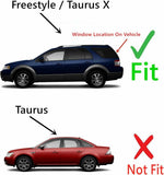 Heated Back Window Back Glass Compatible with Ford Taurus X/Ford Freestyle 2005-2009 Models