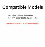 Tempered Door Window Door Glass Compatible with Beetle / Super Beetle 2-Door Sedan 1965-2003 Models Fit Both Side