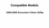 Heated Back Window Back Tailgate Glass Compatible With Ford Excursion 2000-2005 Models