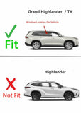 Tempered Privacy Passenger Right Side Rear Door Window Door Glass Compatible with Toyota Grand Highlander / Lexus TX350 TX500h TX550h+ 2024-2026 Models