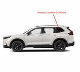 Chrome Molding Clear Color Driver Left Side Quarter Window Quarter Glass Compatible with Honda CR-V 2023-2026 Models