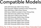 Privacy Passenger Right Side Front Door Window Glass Compatible with Chevrolet Silverado GMC Sierra 1500 2014-2018/ 1500Limited 2019/ 2500 3500 2015-2019/ 4500 5500 6500 2019-2021 4-Dr Pickup