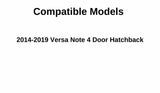 OEM Driver Left Side Front Vent Window Vent Glass Compatible with Nissan Versa Note 2014-2019 Models