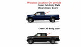 Heated With Motor Included Power Slider Style Back Window Back Glass Compatible with Ford F250 F350 F450 F550 F650 F750 Pickup 2011-2016 Models